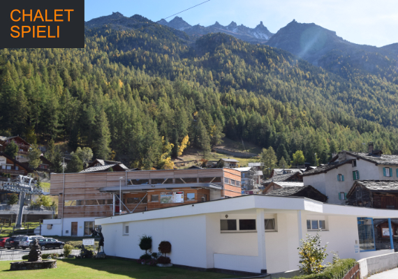 Gehweg von Chalet Richtung Hannigalpbahn