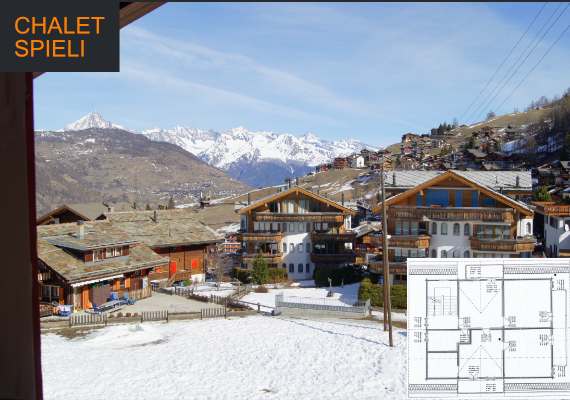 Traumhafte Aussicht auf die Berneralpen mit dem Bietschhorn 3934 m.ü.M